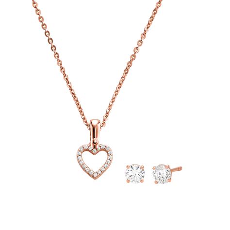 michael kors women's necklaces|michael kors jewellery set.